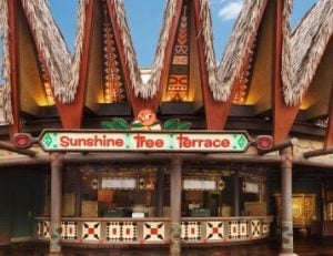 Sunshine Tree Terrace Dining Adventureland at Disney's Magic Kingdom