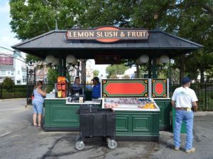Lemon Slush and Fruit Dining at Hollywood Region of Universal Studios
