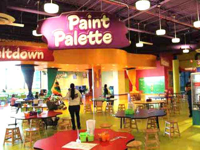 Paint Palette at Crayola Experience Orlando