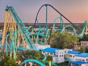 Kraken Unleashed VR Roller Coaster at SeaWorld