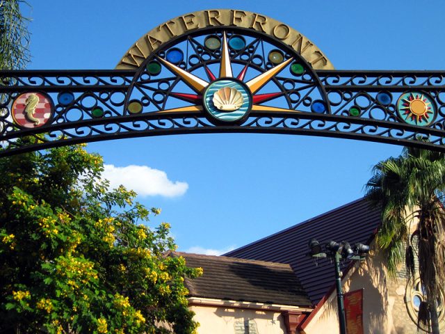 The waterfront - Sea of Delight at SeaWorld Orlando