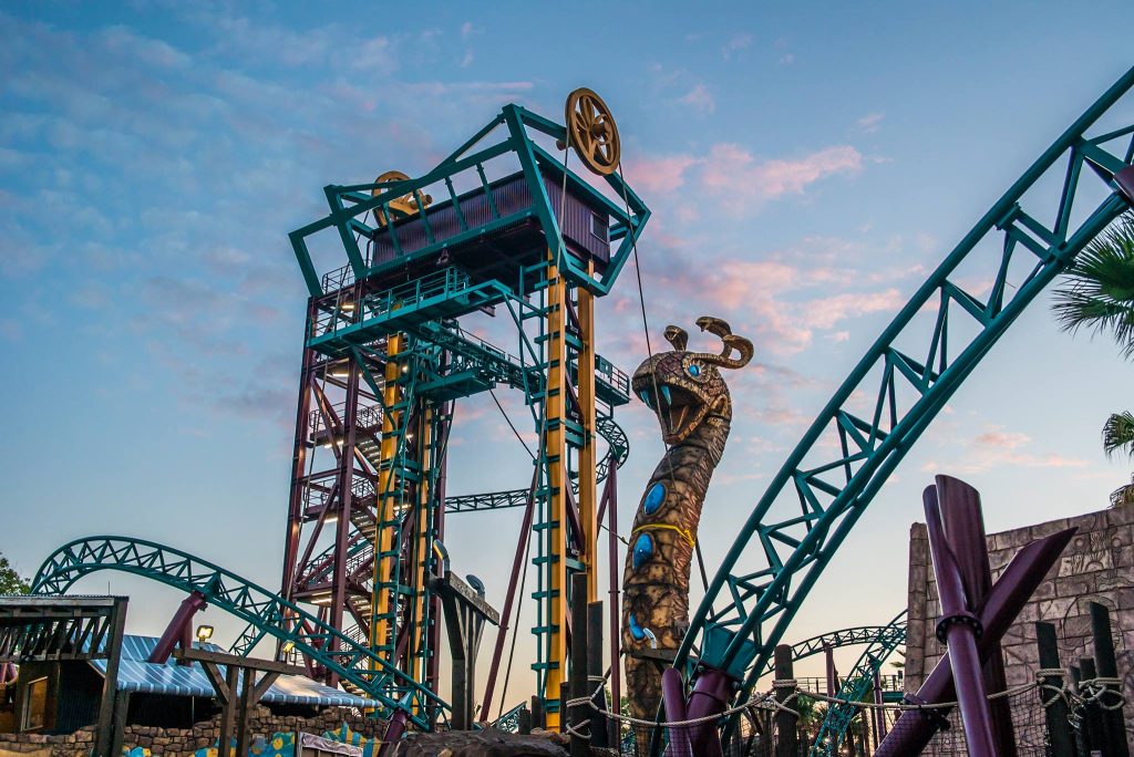 Cobra's Curse Ride Busch Gardens