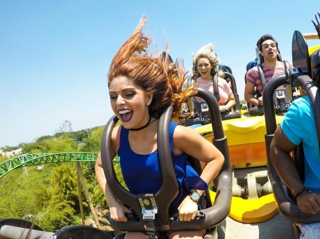 Riding Kumba Busch Gardens