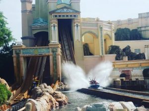 Riding Journey to Atlantis SeaWorld