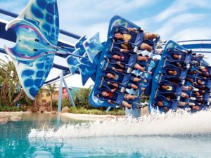 Riding Manta SeaWorld Orlando
