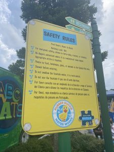 Rubber Duckie Water Works Restrictions