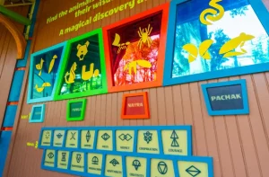 Rainforest Quest Start Point at Wild Oasis Busch Gardens
