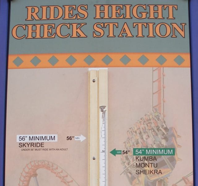 Thrill Seekers Ride Height Checker - Villa Giants Ride Guide